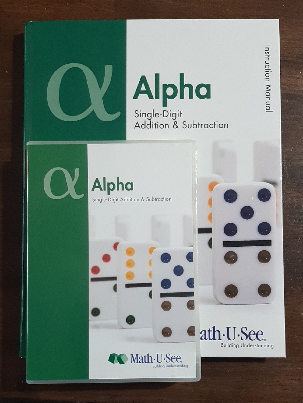 MathUSee Alpha Single-Digit Addition & Subtraction Instruction Manual And Dvd